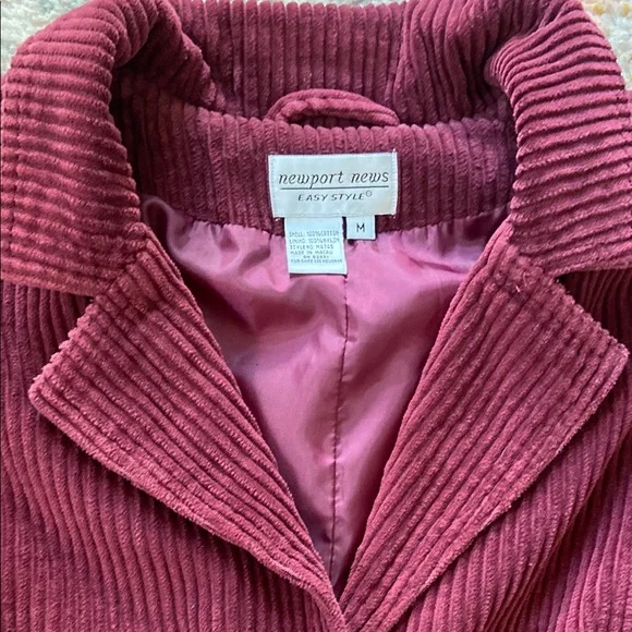 Vintage 90’s Corduroy Trench Coat - Picture 2 of 5